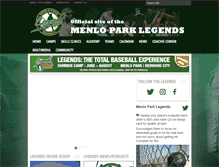 Tablet Screenshot of menloparklegends.com